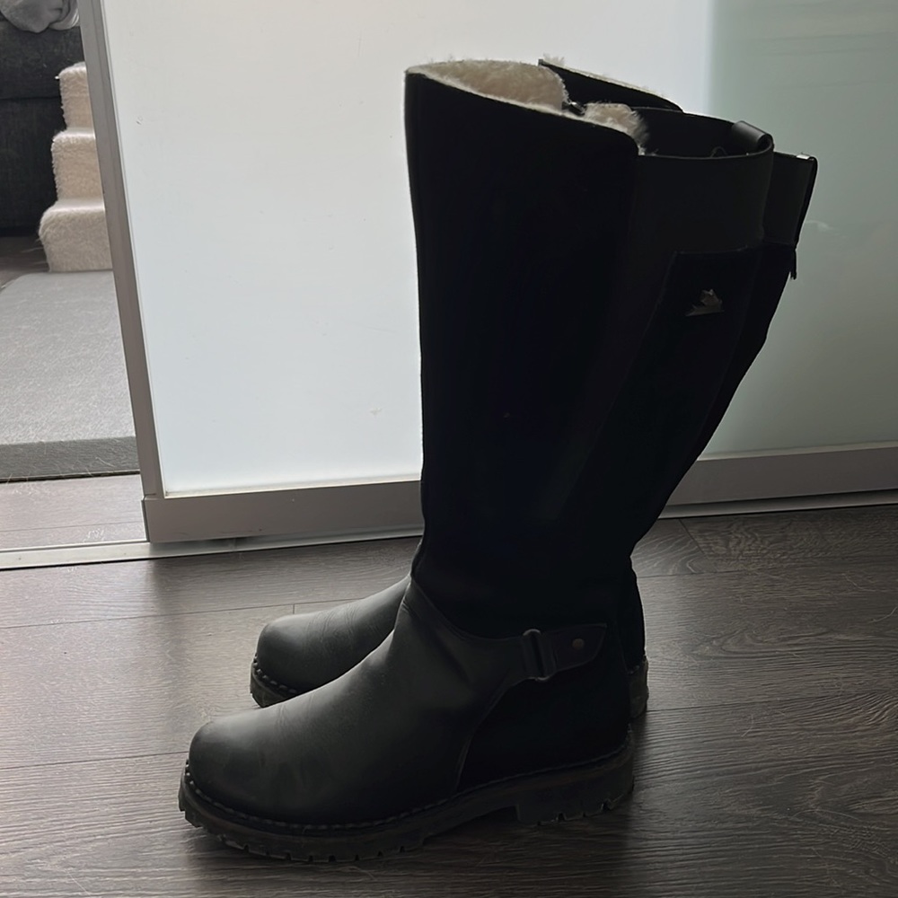 Pajar leather and suede winter boots - Picture 5 of 10